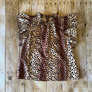 Janie and Jack Cheetah Print Top